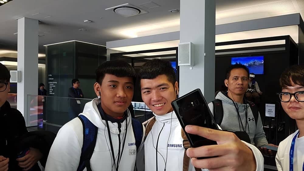 台灣三星邀請體壇新星江俊弘、楊仕勛在韓國江陵奧運場館體驗Samsung Olympic Showcase平昌冬奧科技 5 1518256778 a68c212b753713af4db8b17a1efd40d4