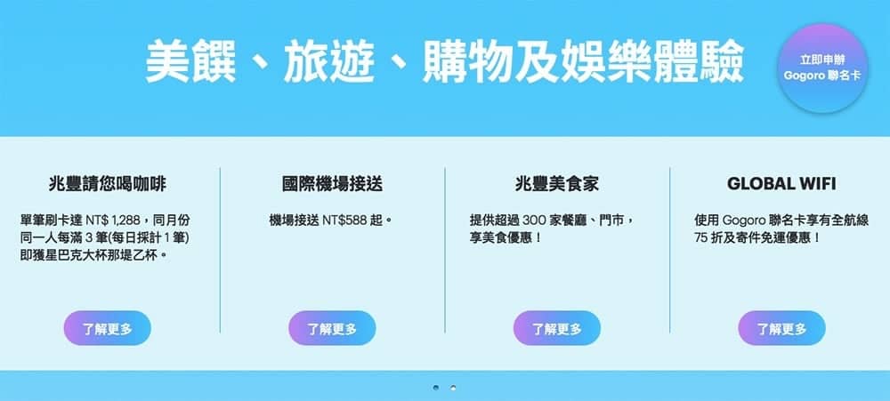兆豐銀行推出《Gogoro聯名鈦金卡》刷電池服務資費有 5% 現金回饋喔! 6 1537295388 d99482198dd455853d1e28044ee78f61