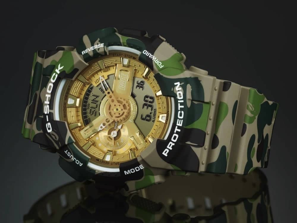 BAPE經典迷彩上身!G-SHOCK x A BATHING APE聯名錶款限量上市 1 1539088366 f1ea9949853cf01cf0f10669fbda170d