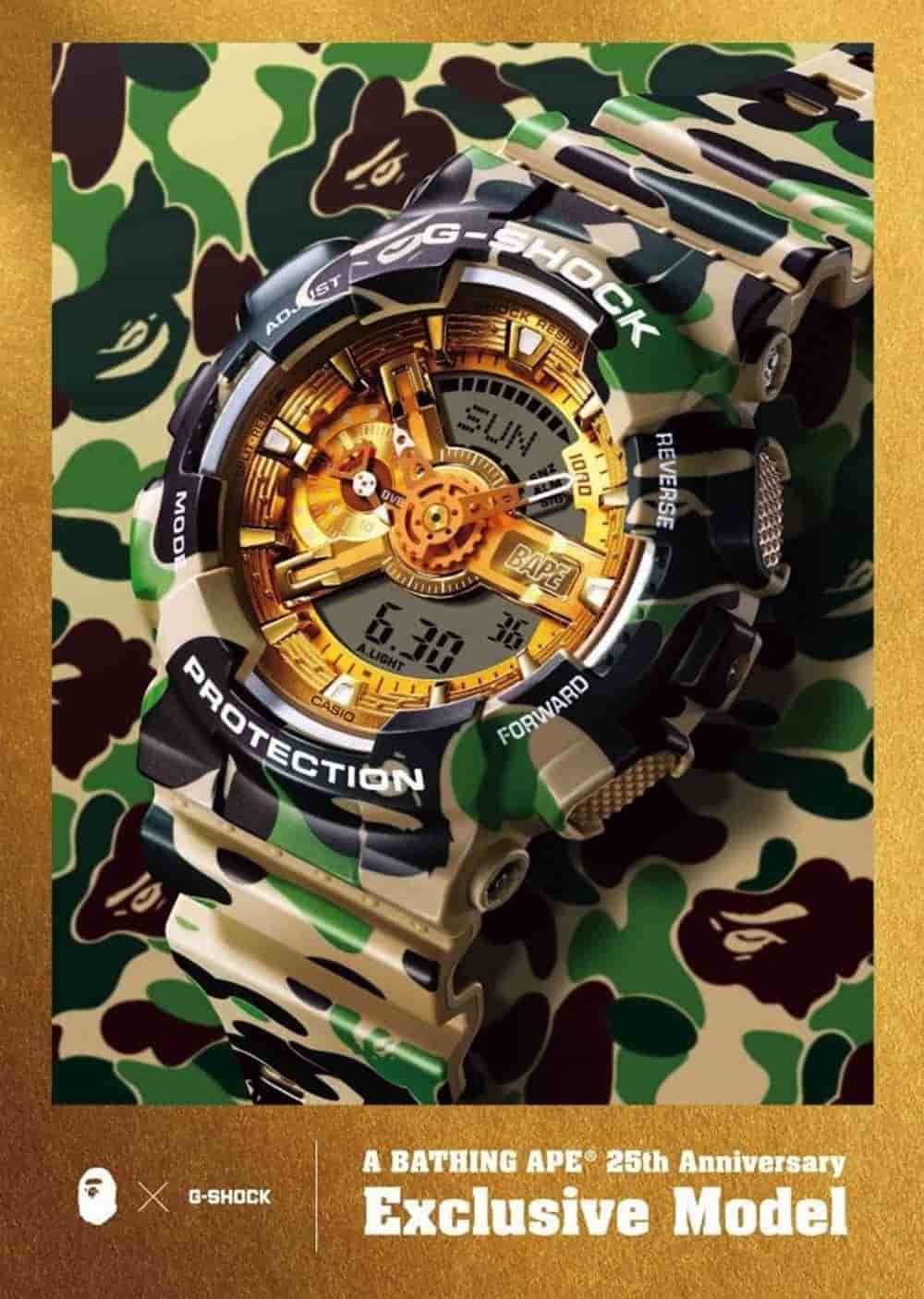 BAPE經典迷彩上身!G-SHOCK x A BATHING APE聯名錶款限量上市 8 1539088396 d9cec9cedb4d68e2b135a17d94a5d3e2