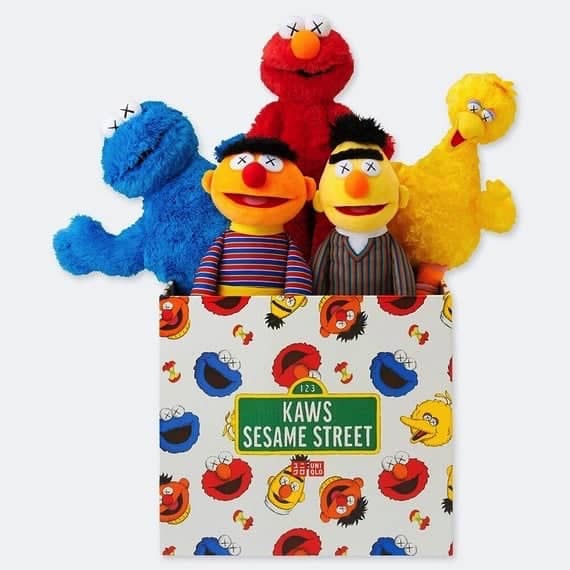 UNIQLO再推出KAWS x 芝麻街聯名UT系列新品、主要角色絨毛玩偶首度登場! 2 1542608147 fc989a209e52031b196010d617173b34