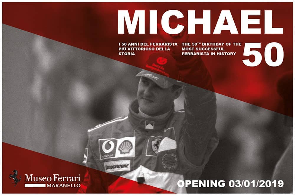 50歲生日獻禮!Michael 50麥可舒馬克特展於法拉利博物館閃耀啟幕 1 1546488781 e20c32e619ca68d25b56fa5cdff55566
