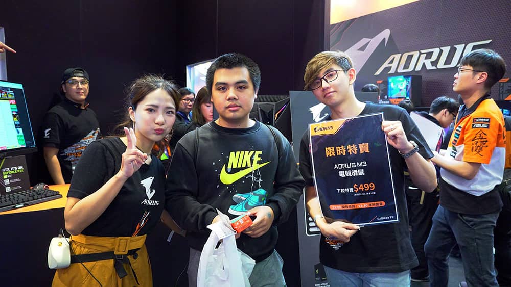 技嘉AORUS電玩展展出AORUS全系列產品、展場祭出多項限定特賣優惠! 6 1548656575 99ea672ce45ddfd040bb72bee29c63a2