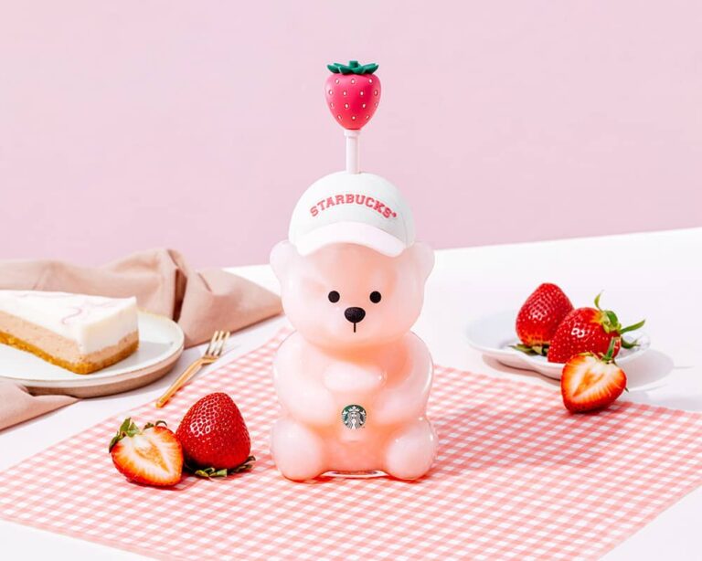 星巴克超人氣Bearista小熊換上草莓新裝！7月7日粉萌開賣