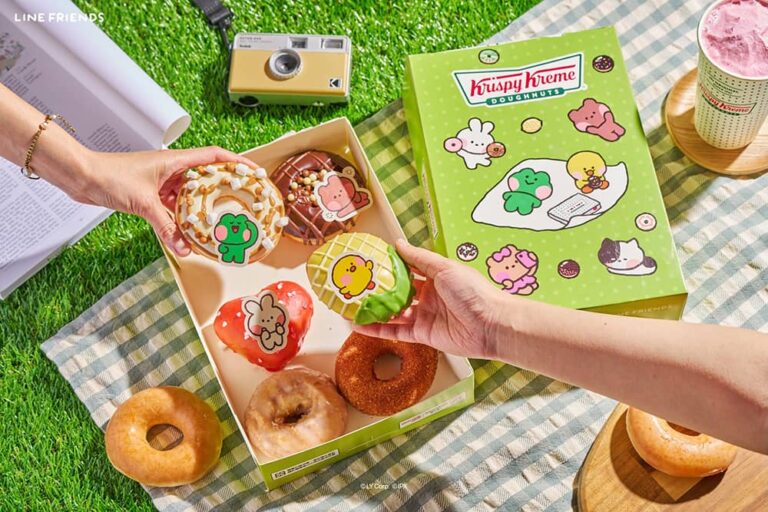 給大人的甜蜜出逃！Krispy Kreme聯名LINE FRIENDS minini推限定甜甜圈、主題周邊