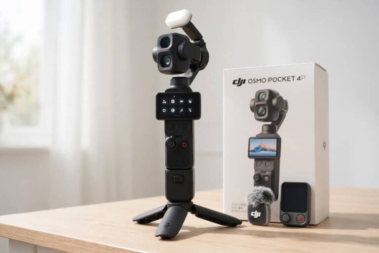 60mm黃金中焦VLOG情境全面翻倍！DJI Osmo Pocket 4P VLOG套裝版開箱動手玩