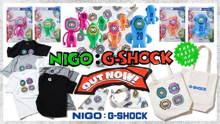 G-SHOCK攜手NIGO推全新聯名企劃！原創角色化身趣味周邊8/8限量在台開賣