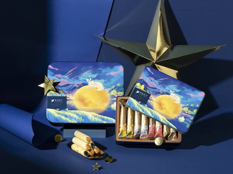 青鳥旅行推出「織星守月」中秋禮盒！日月潭紅茶、白柚入餡打造限定風味蛋捲