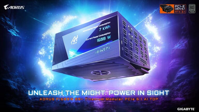 技嘉推出AORUS P1600W電源供應器：頂級玩家主機與地端AI的旗艦動力
