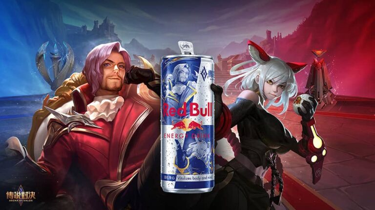 玩家看過來！Red Bull推出《Garena傳說對決》10週年聯名罐、弗洛倫與筱清首度同框必收藏
