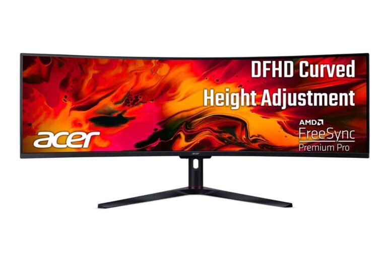 宏碁推出結合DQHD超寬視野與頂級多工效能的Acer Nitro EI491CUR X 49吋240Hz曲面電競螢幕：
