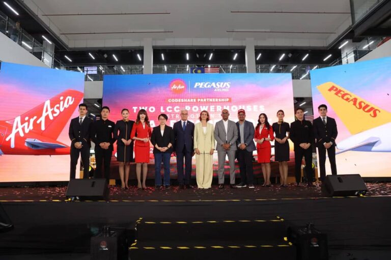 AirAsia攜手土耳其Pegasus Airlines首度推出代碼共享！串聯歐亞航網打造便利轉機體驗
