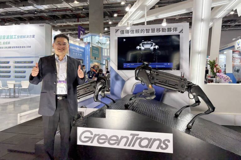 中華汽車跨域智慧製造 綠捷發表台灣自主四足機器人GT5X、GT3X