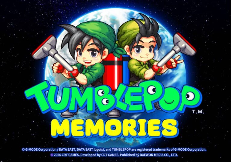 經典街機重返Nintendo Switch《吸塵器小子》重製版《TUMBLEPOP: MEMORIES》12月17日發售