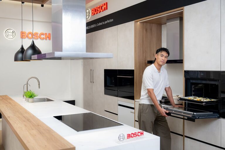 一站式規劃「理想廚房」！Bosch台北旗艦店進駐信義核心商圈、楊祐寧站台親揭家的好味道