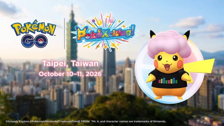 《Pokémon GO》x「PokéXciting! in台北」10/10連兩天粉萌登場！攜手新光三越推出限定6款明信片