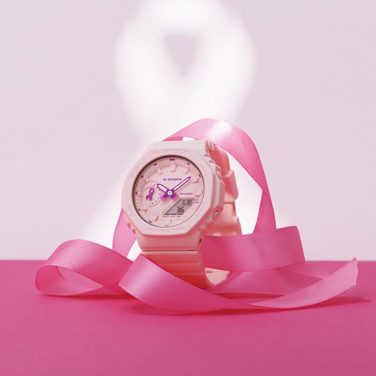 G-SHOCK再響應乳癌防治！粉紅絲帶為靈感打造全新錶款
