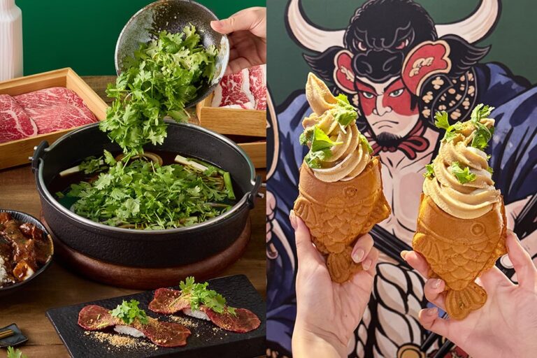 香菜控快來吃！和牛涮秋季限定開賣「香菜壽喜燒、壽司、鯛魚燒」