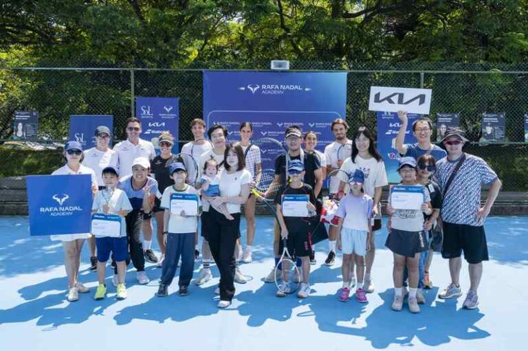 運動啟發新世代：納達爾網球學院訓練營首度來台，台灣森那美起亞邀請車主子女挑戰自我