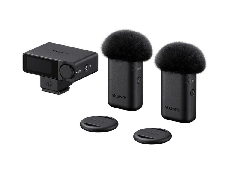 Sony推出全新ECM-W5無線麥克風 支援32位元浮點錄音與穩定無線傳輸